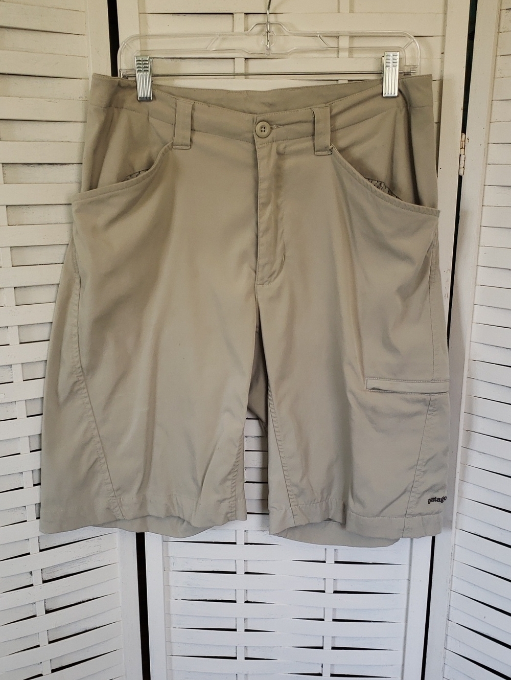 Patagonia Men's Light Khaki Outdoor Hybrid Shorts Size 32